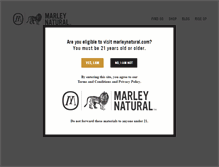 Tablet Screenshot of marleynatural.com